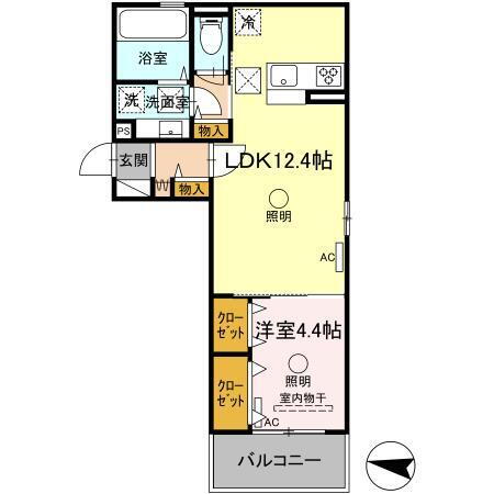 熊本県熊本市中央区出水６ 1LDK アパート 賃貸物件詳細