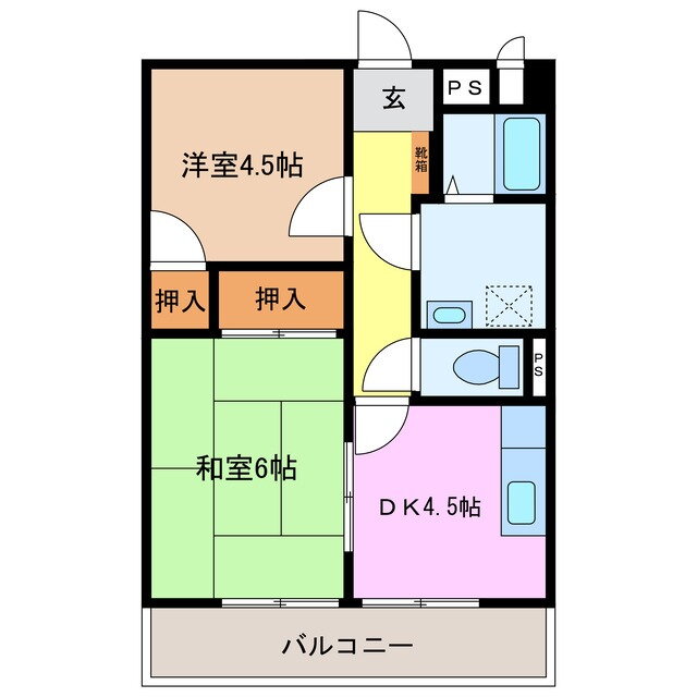 三重県名張市栄町 名張駅 2DK マンション 賃貸物件詳細