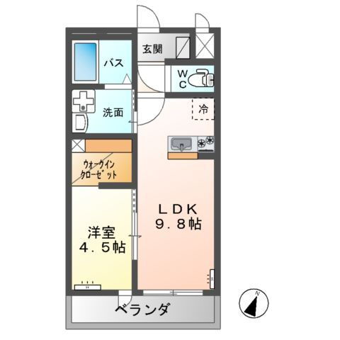 茨城県鹿嶋市大字平井 鹿島神宮駅 1LDK アパート 賃貸物件詳細