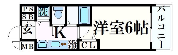 兵庫県神戸市中央区橘通１ 神戸駅 1K マンション 賃貸物件詳細