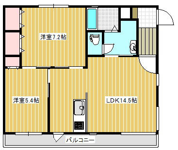 北海道伊達市舟岡町 北舟岡駅 2LDK アパート 賃貸物件詳細