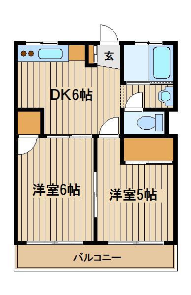 コーポ吉田 2階 2DK 賃貸物件詳細