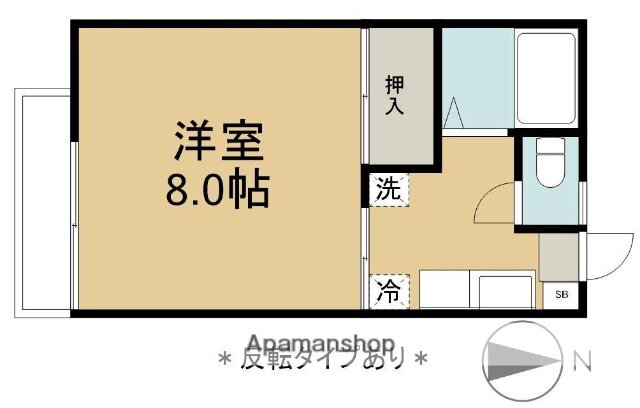 長野県長野市大字高田 市役所前駅 1K アパート 賃貸物件詳細