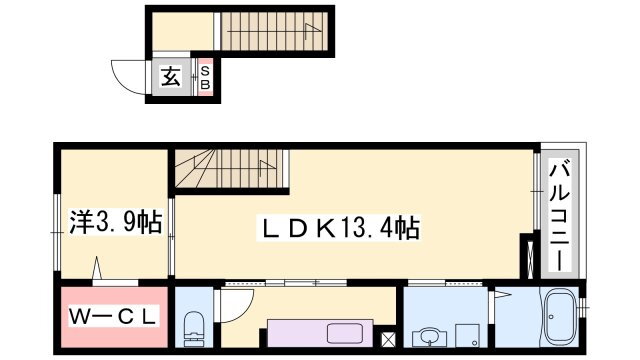 兵庫県姫路市飾磨区阿成植木 妻鹿駅 1LDK マンション 賃貸物件詳細