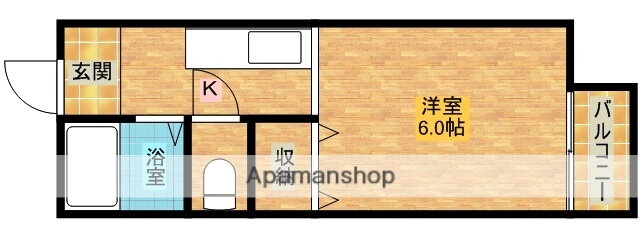 大阪府和泉市府中町６ 和泉府中駅 1K アパート 賃貸物件詳細