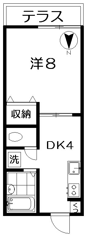 東京都中野区東中野２ 東中野駅 1DK アパート 賃貸物件詳細