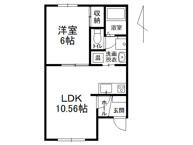 北海道帯広市西三条南２８ 帯広駅 1LDK アパート 賃貸物件詳細