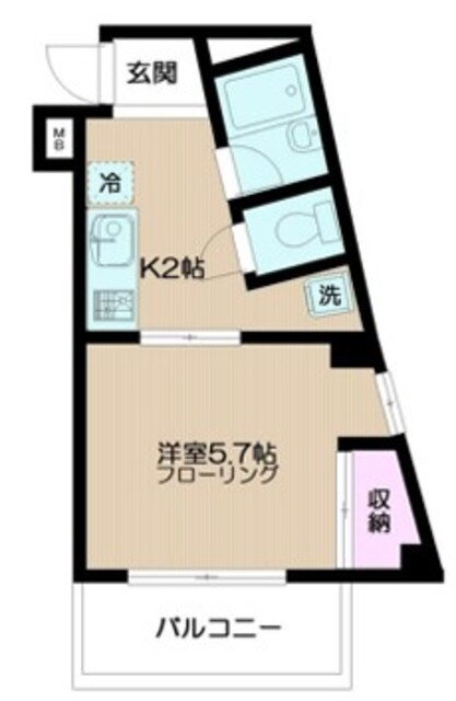 東京都板橋区上板橋１ 上板橋駅 1K マンション 賃貸物件詳細