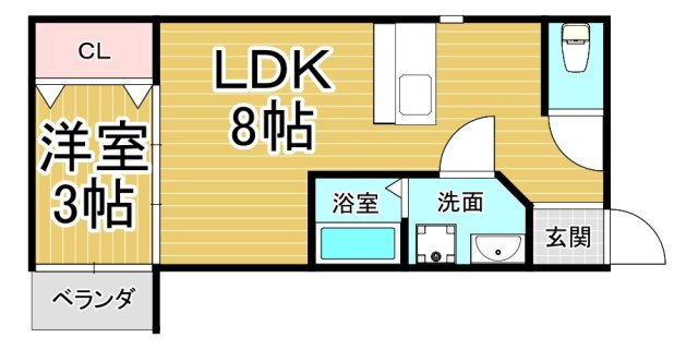 兵庫県川西市小花１ 川西能勢口駅 1LDK アパート 賃貸物件詳細