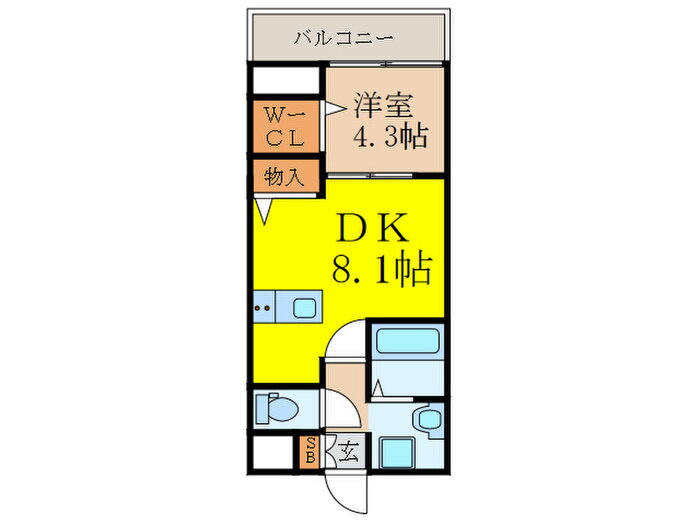 大阪府大阪市東淀川区西淡路１ 東淀川駅 1DK マンション 賃貸物件詳細