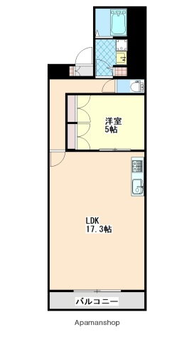 鹿児島県鹿児島市照国町 高見馬場駅 1LDK マンション 賃貸物件詳細