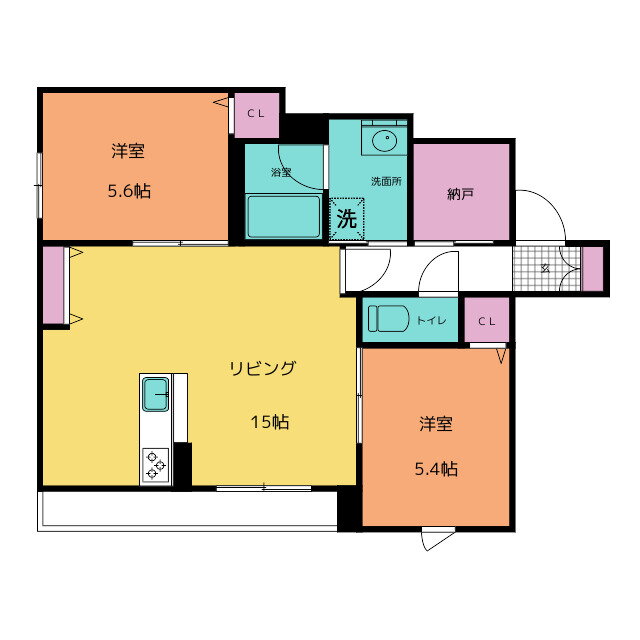 愛知県豊橋市往完町字往還東 豊橋駅 2LDK マンション 賃貸物件詳細
