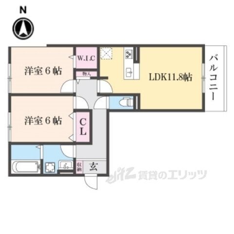 奈良県奈良市北永井町 帯解駅 2LDK アパート 賃貸物件詳細