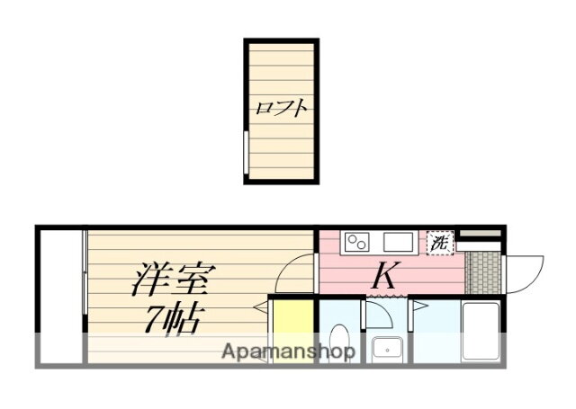 福岡県福岡市東区若宮４ 千早駅 1K アパート 賃貸物件詳細