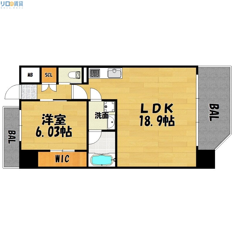 大阪府大阪市淀川区宮原１ 東淀川駅 1LDK マンション 賃貸物件詳細