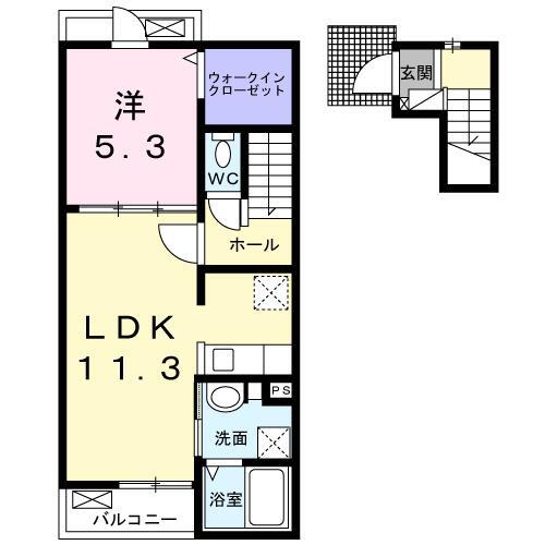 三重県鈴鹿市飯野寺家町 三日市駅 1LDK アパート 賃貸物件詳細