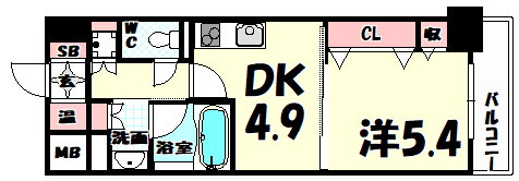 兵庫県神戸市中央区磯上通３ 三ノ宮駅 1DK マンション 賃貸物件詳細