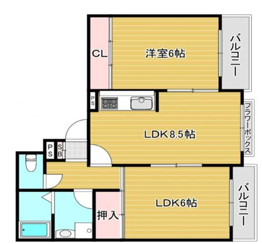 兵庫県神戸市兵庫区中道通７ 兵庫駅 3DK マンション 賃貸物件詳細