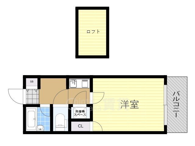 レーブ９５ 2階 1K 賃貸物件詳細