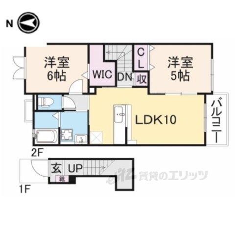 奈良県磯城郡三宅町大字伴堂 黒田駅 2LDK アパート 賃貸物件詳細