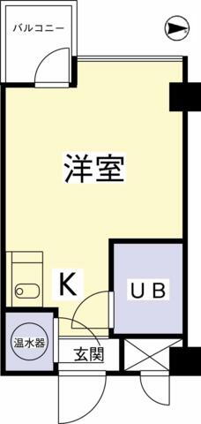 メゾン南平Ｂ 2階 ワンルーム 賃貸物件詳細