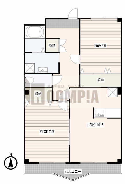 岐阜県羽島郡岐南町薬師寺３ 笠松駅 2LDK マンション 賃貸物件詳細