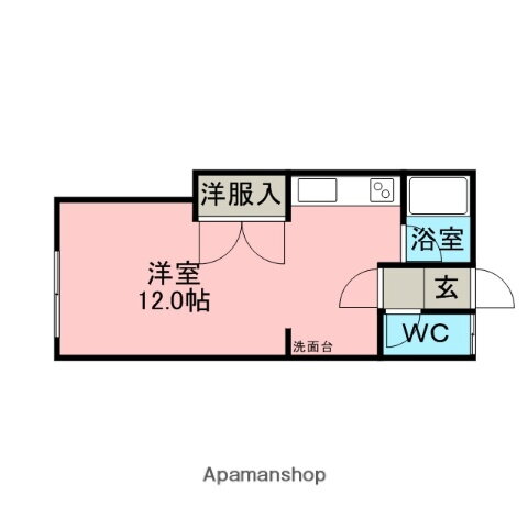 北海道室蘭市水元町 ワンルーム アパート 賃貸物件詳細