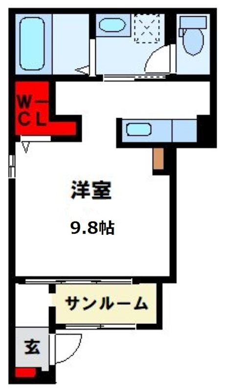 福岡県糟屋郡新宮町下府３ 西鉄新宮駅 1K アパート 賃貸物件詳細