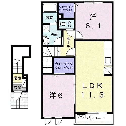 鹿児島県薩摩川内市五代町 上川内駅 2LDK アパート 賃貸物件詳細