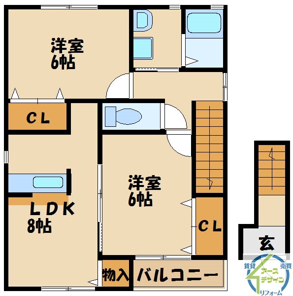 兵庫県神戸市西区白水１ 明石駅 2LDK アパート 賃貸物件詳細