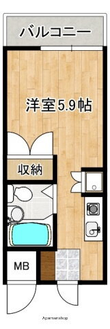 広島県広島市中区東千田町１ 日赤病院前駅 ワンルーム マンション 賃貸物件詳細