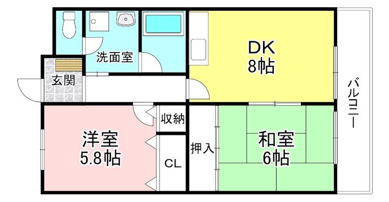 滋賀県甲賀市水口町貴生川２ 貴生川駅 2DK マンション 賃貸物件詳細