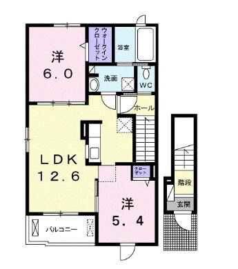 オイコスオニロ田井 2階 2LDK 賃貸物件詳細