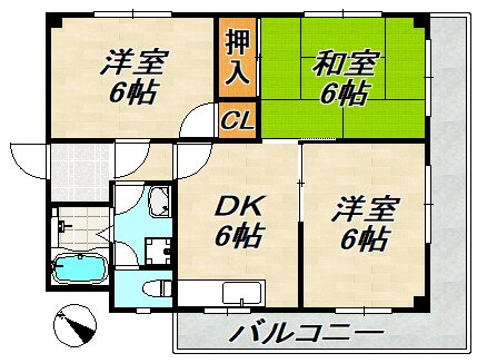 兵庫県神戸市須磨区大田町１ 板宿駅 3DK マンション 賃貸物件詳細