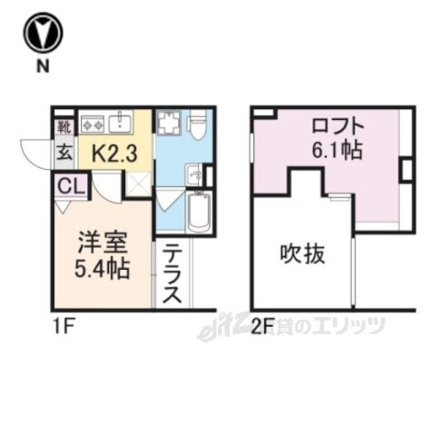 兵庫県尼崎市瓦宮１ 園田駅 1K アパート 賃貸物件詳細