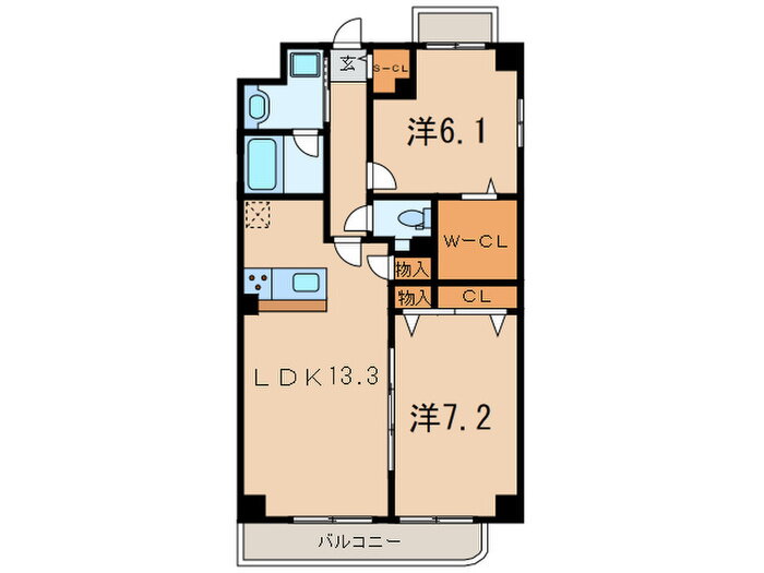兵庫県神戸市東灘区本山中町２ 甲南山手駅 2LDK マンション 賃貸物件詳細
