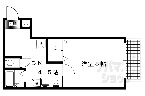 京都府京都市左京区一乗寺才形町 一乗寺駅 1K アパート 賃貸物件詳細