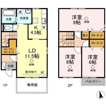 岡山県倉敷市安江 倉敷駅 3LDK アパート 賃貸物件詳細