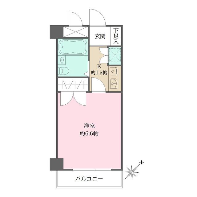 東京都小金井市東町３ 東小金井駅 1K マンション 賃貸物件詳細