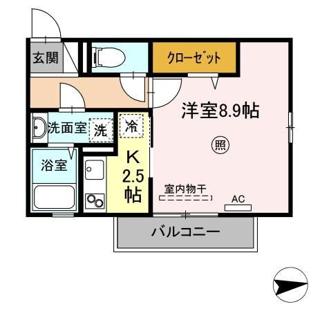 鳥取県鳥取市吉成１ 鳥取駅 1K アパート 賃貸物件詳細