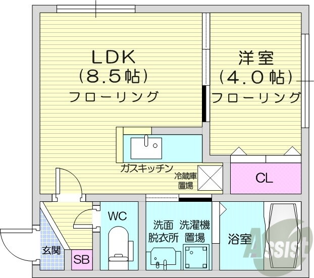 北海道札幌市中央区南九条西６ 中島公園駅 1LDK マンション 賃貸物件詳細