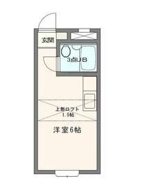 千葉県松戸市六高台３ 六実駅 1K アパート 賃貸物件詳細