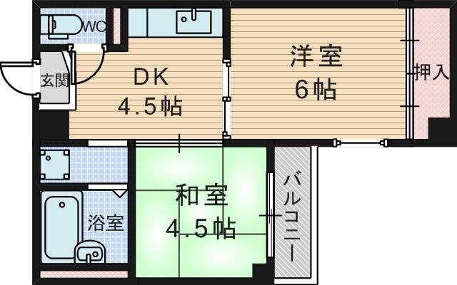 大阪府大阪市東淀川区菅原４ 淡路駅 2DK マンション 賃貸物件詳細