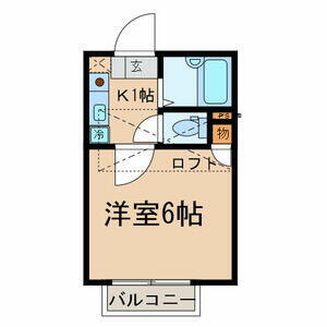 東京都西東京市ひばりが丘北２ ひばりヶ丘駅 1K アパート 賃貸物件詳細