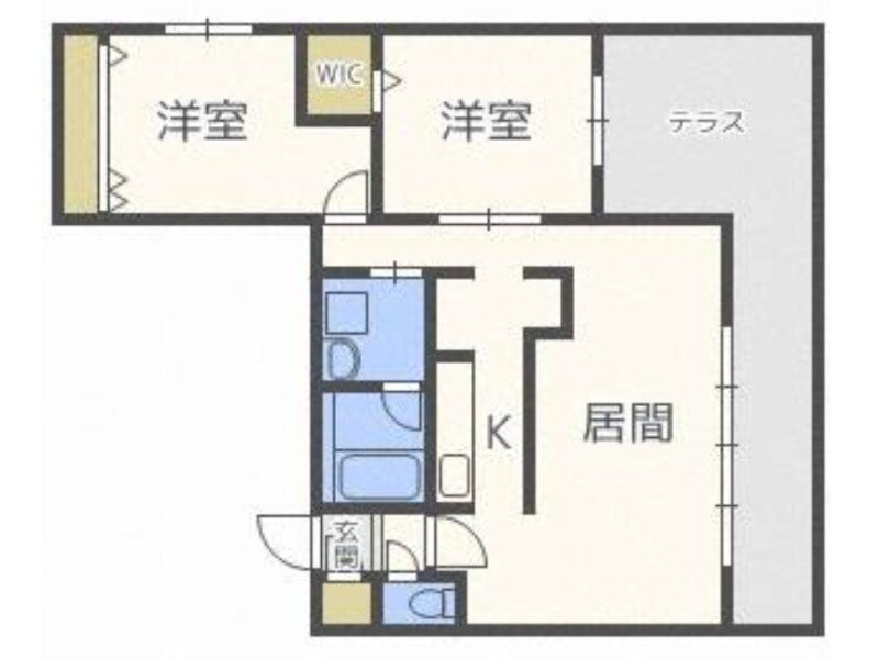 北海道札幌市中央区南十七条西１４ 西線１６条駅 2LDK マンション 賃貸物件詳細