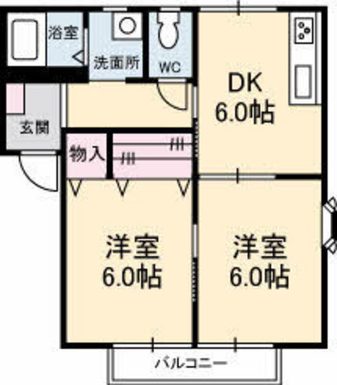 広島県大竹市油見１ 大竹駅 2DK アパート 賃貸物件詳細