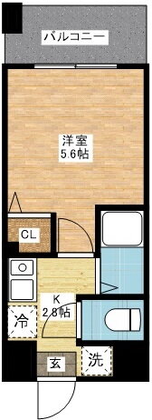 ＭＯＤＥＲＮ　ＰＡＬＡＺＺＯ　水辺の森 6階 1K 賃貸物件詳細