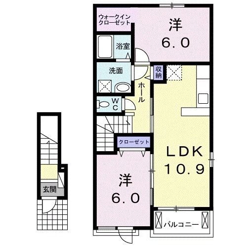 茨城県古河市下辺見 古河駅 2LDK アパート 賃貸物件詳細