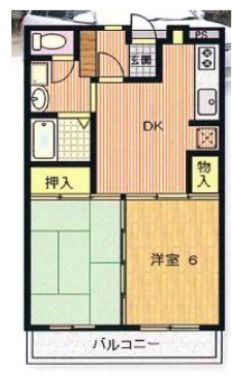 千葉県佐倉市江原台１ 京成臼井駅 2DK マンション 賃貸物件詳細