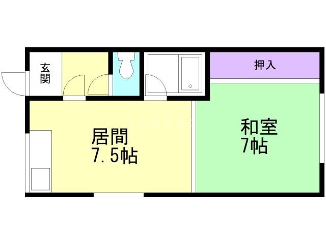 北海道函館市梁川町 五稜郭公園前駅 1DK アパート 賃貸物件詳細